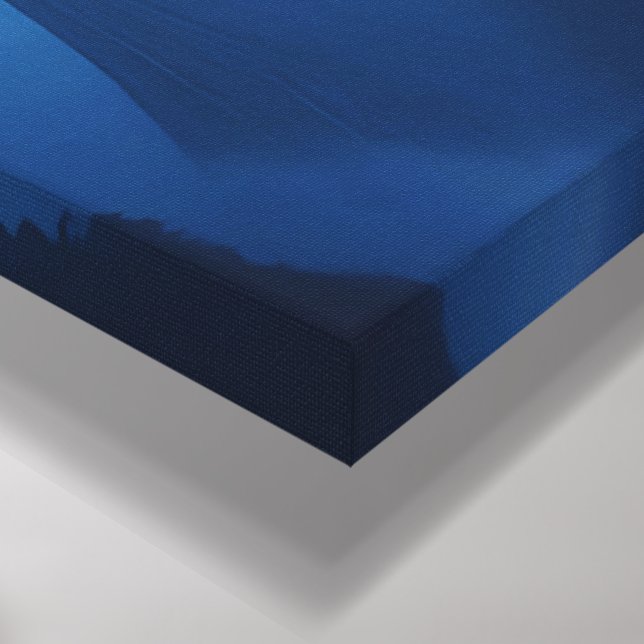 Tranquil Himalayan Dawn with Glowing Peaks and Gan Canvas Print (Corner(Bottom))