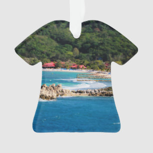 Tranquil Island Paradise Labadee Haiti Ornament