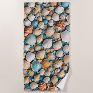 Tranquil Marine Vibe Beach Towel