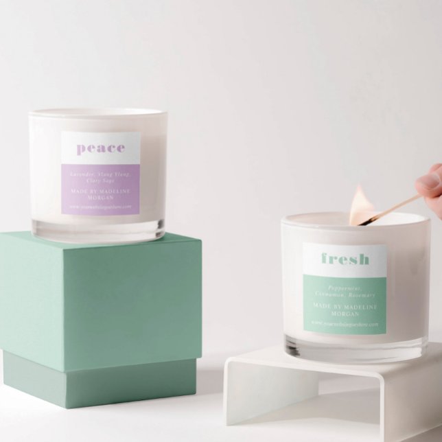 Tranquil Minimal Pink Lilac Green Essential Oils (Creator Uploaded)