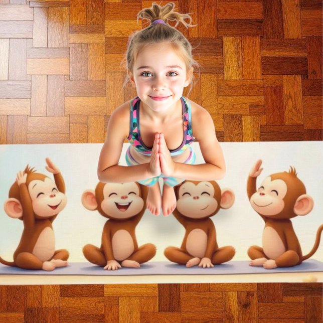  Tranquil Monkeys  Trio Yoga Set Mat (Creator Uploaded)