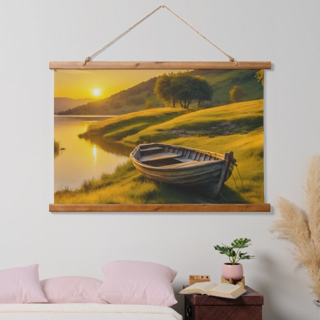 Tranquil Morning Sunrise  Hanging Tapestry (Bedroom)