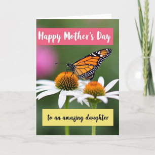 Tranquil Orange Wing Mothers Card