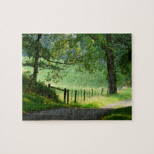 Tranquil Path-Summer Landscape Jigsaw Puzzle