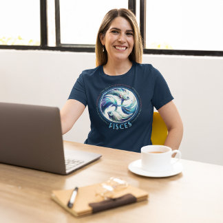 Tranquil Pisces Zodiac Fish T-Shirt