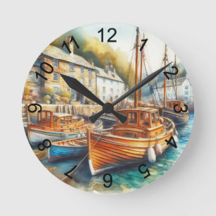Tranquil Round Clock