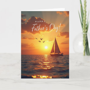 Tranquil Sea Fathers Day Card