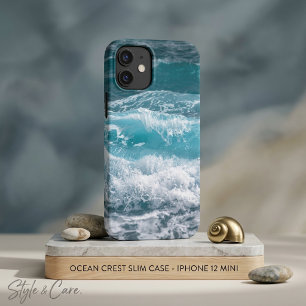 Tranquil Sea Motion Inspired Premium iPhone 12 Mini Case