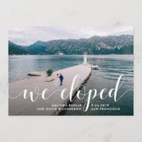 Tranquil Seas | We Eloped Photo Announcement