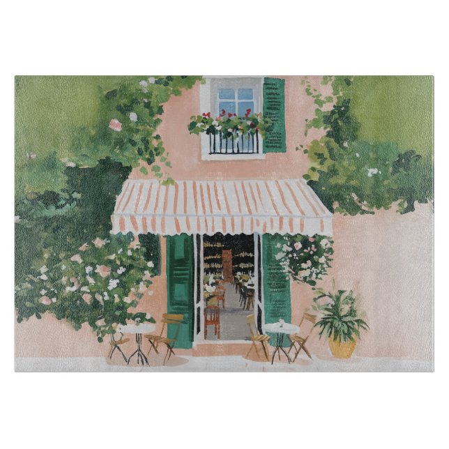 Tranquil Terrace in Rome Cutting Board (Front)