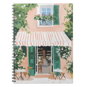 Tranquil Terrace in Rome Notebook