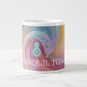 Tranquil Tones: Pastel ASMR  Large Coffee Mug