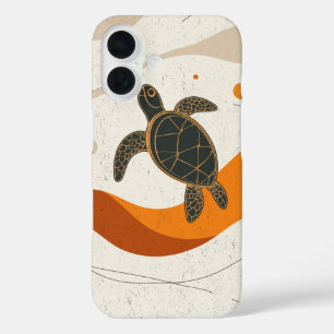 Tranquil Turtle Journey iPhone 16 Case