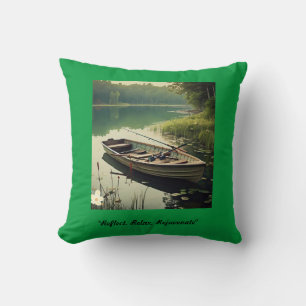 "Tranquil Water Landscape" Cushion