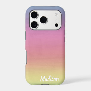 Tranquil Watercolor Gradient Personalised iPhone