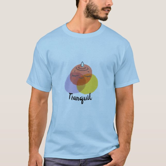 "Tranquil" Zen Serenity T-Shirt (Front)