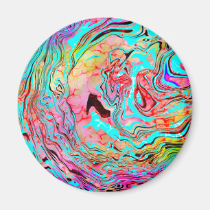 Tranquillity Abstract Fluid Art    Magnet
