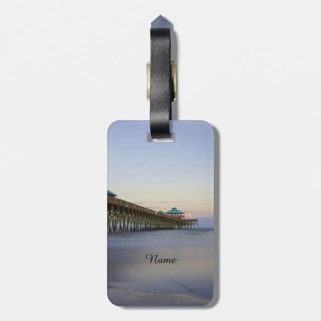 Tranquillity At Folly Luggage Tag (Back Vertical)