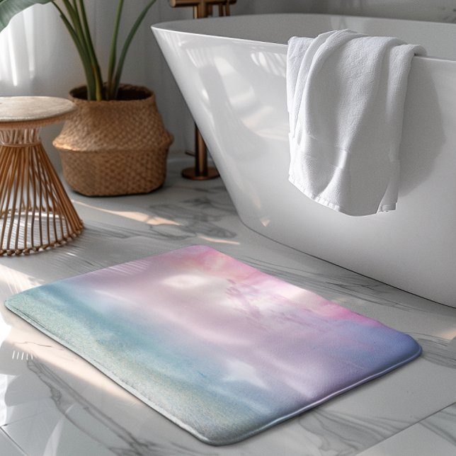 Tranquillity Beach Sunset Bath Mat (Creator Uploaded)