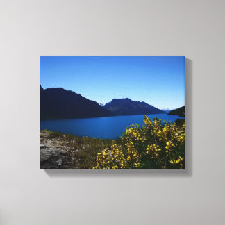 Tranquillity Blues South Island, New Zealand Canva Canvas Print