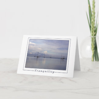 Tranquillity - Boqueron Bay, Puerto Rico Card