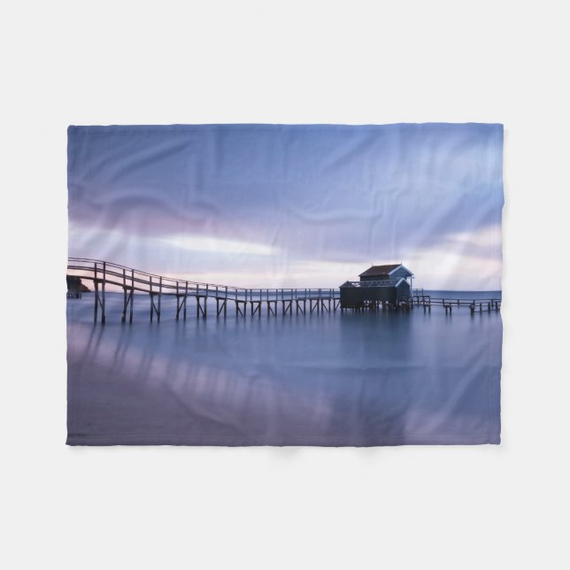 Tranquillity Fleece Blanket (Front (Horizontal))