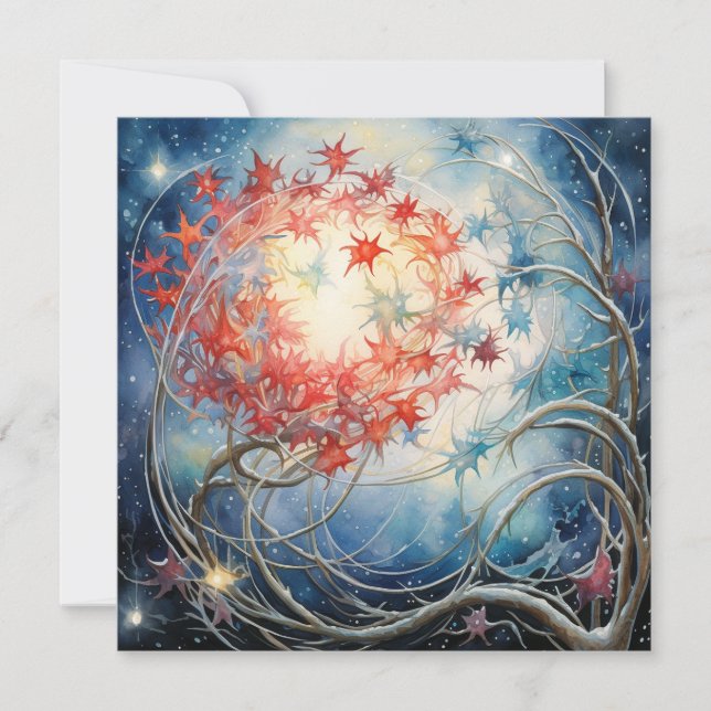 Tranquillity in Festive Joy Holiday Card (Front)
