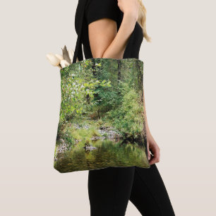 Tranquillity in the woods....... tote bag