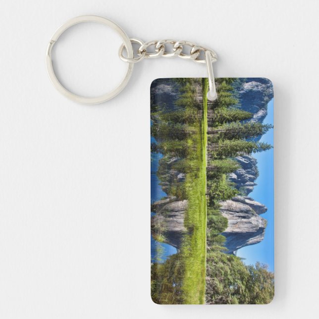 Tranquillity In Yosemite Key Ring (Front)