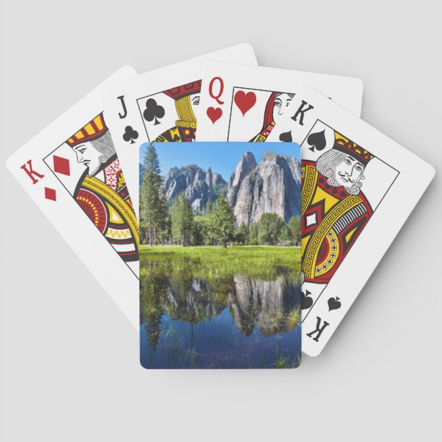 Tranquillity In Yosemite Playing Cards (Back)
