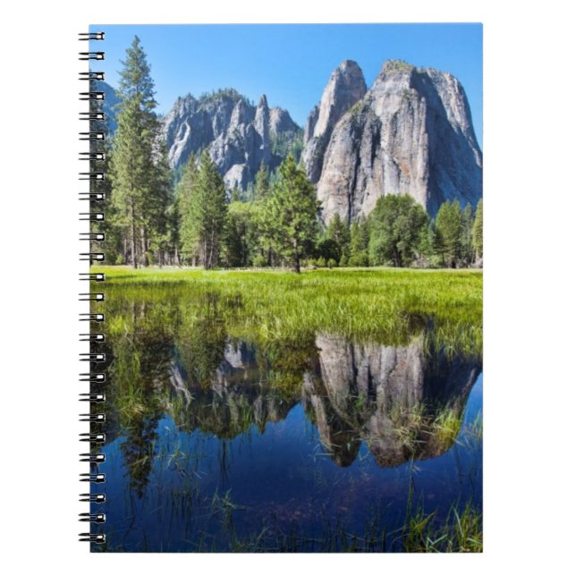Tranquillity In Yosemite Spiral Notebook (Front)
