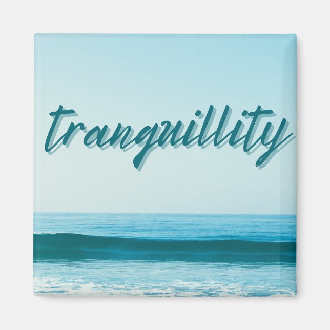 Tranquillity Ocean Magnet (Front)