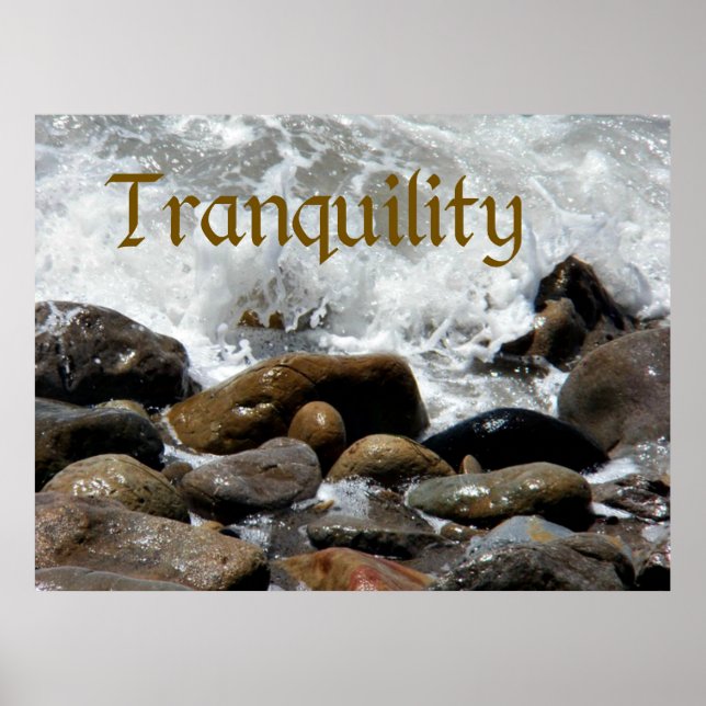 Tranquillity Ocean Poster (Front)