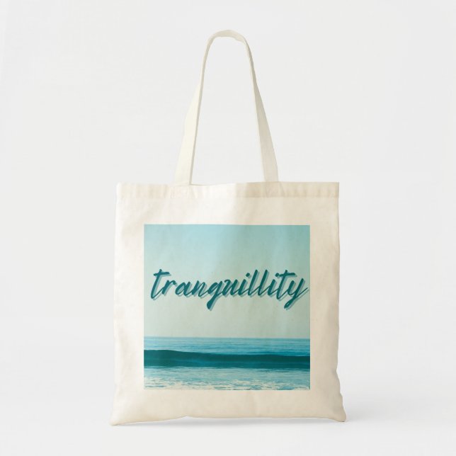 Tranquillity Ocean Tote Bag (Front)