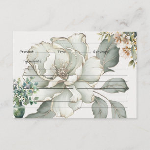 Tranquillity Recipe Card