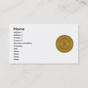 Tranquillity - Zen Buddhist inspired Business Card