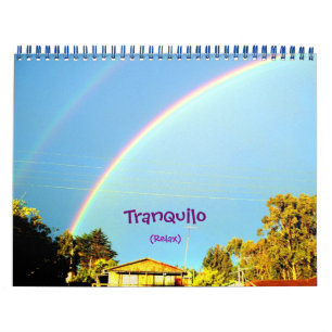 Tranquilo (Relax) calendar