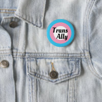 Trans Ally Editable Text Transgender Pride Flag 