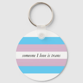Trans ally keychain