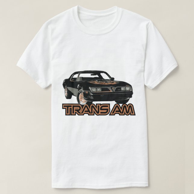 Trans am Smokey and the bandit car movie art   T-Shirt (Design Front)