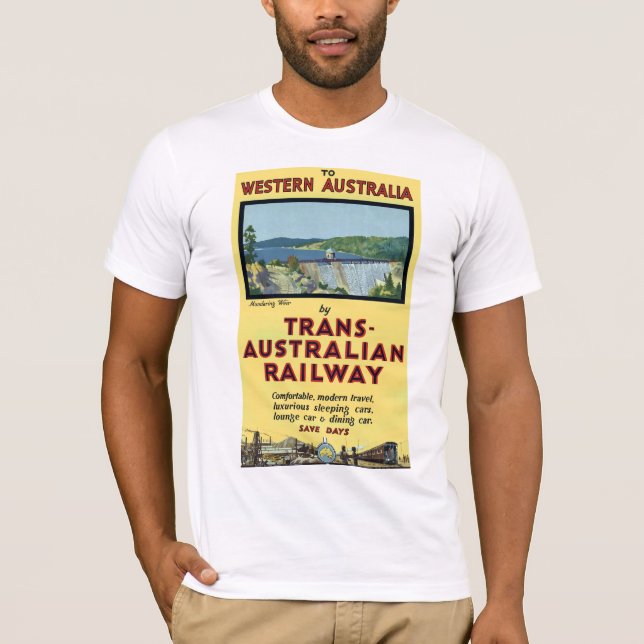Trans Australian Railway T-Shirt (Front)