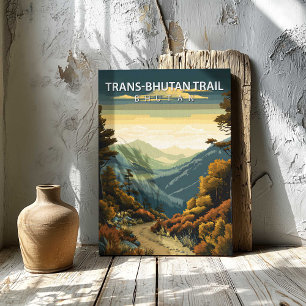 Trans Bhutan Trail Bhutan Destination Canvas Print