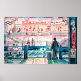 Trans City - Subway Station Poster
