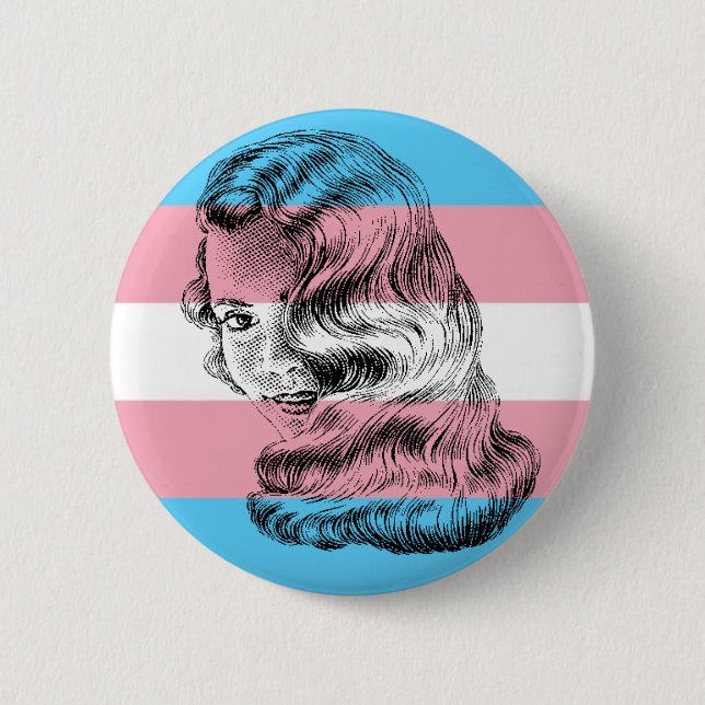 Trans Female Pride Button (Front)