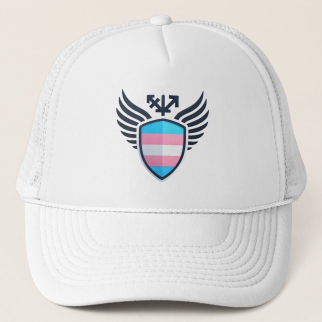 Trans Flag Ball cap (Front)