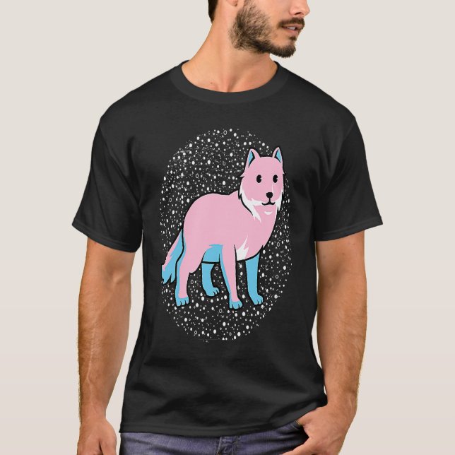 Trans Fox Transgender T-Shirt (Front)
