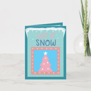 Trans-Inclusive Winter Wonderland Greeting Card