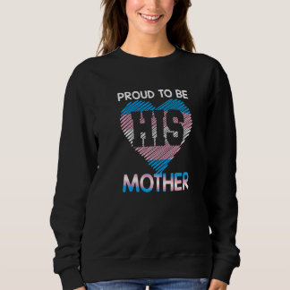 Trans Mum Trans Pride Flag Transgender Mother Lgbt Sweatshirt