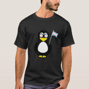Trans Penguin Transgender Pride Transexual Water B T-Shirt