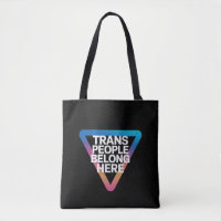Trans People Belong Pride Gay Rights Respect Trans